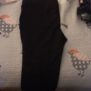 Black cotton pants